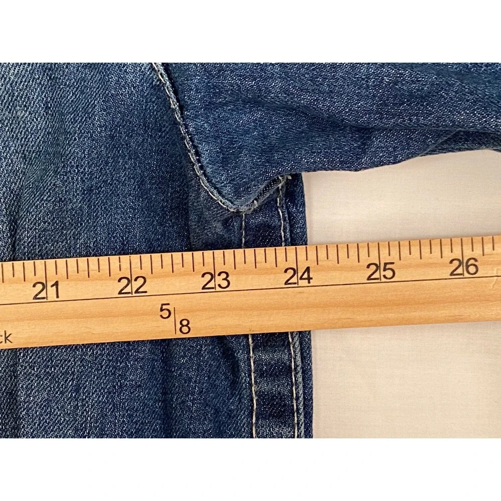 True Religion Mens XXXL Basic Jacket Natural Denim Trucker‎ Style Made in Mexico